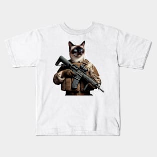 Tactical Cat Kids T-Shirt